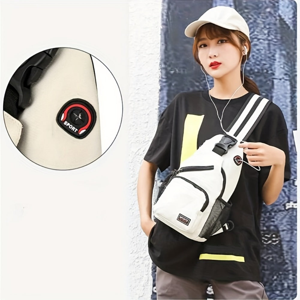 Sling Bag – Canvas, Adjustable Strap, for Travel & Everyday Use – detail view 3