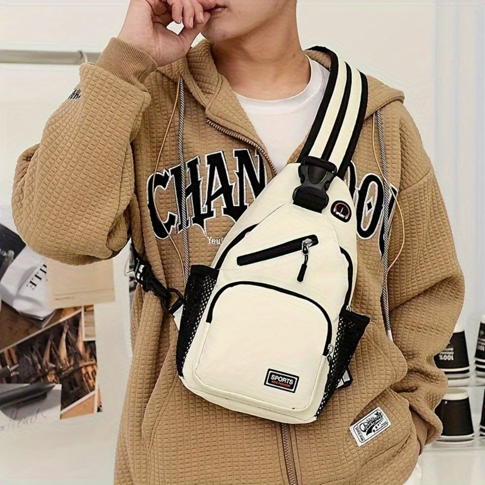 Sling Bag – Canvas, Adjustable Strap, for Travel & Everyday Use – detail view 6