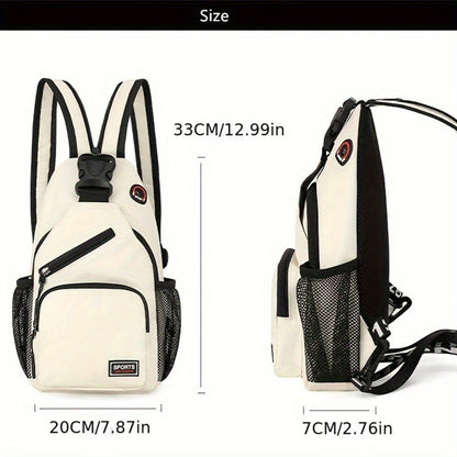 Sling Bag – 8 Colors, Canvas, for Travel & Everyday Use – detail view 7