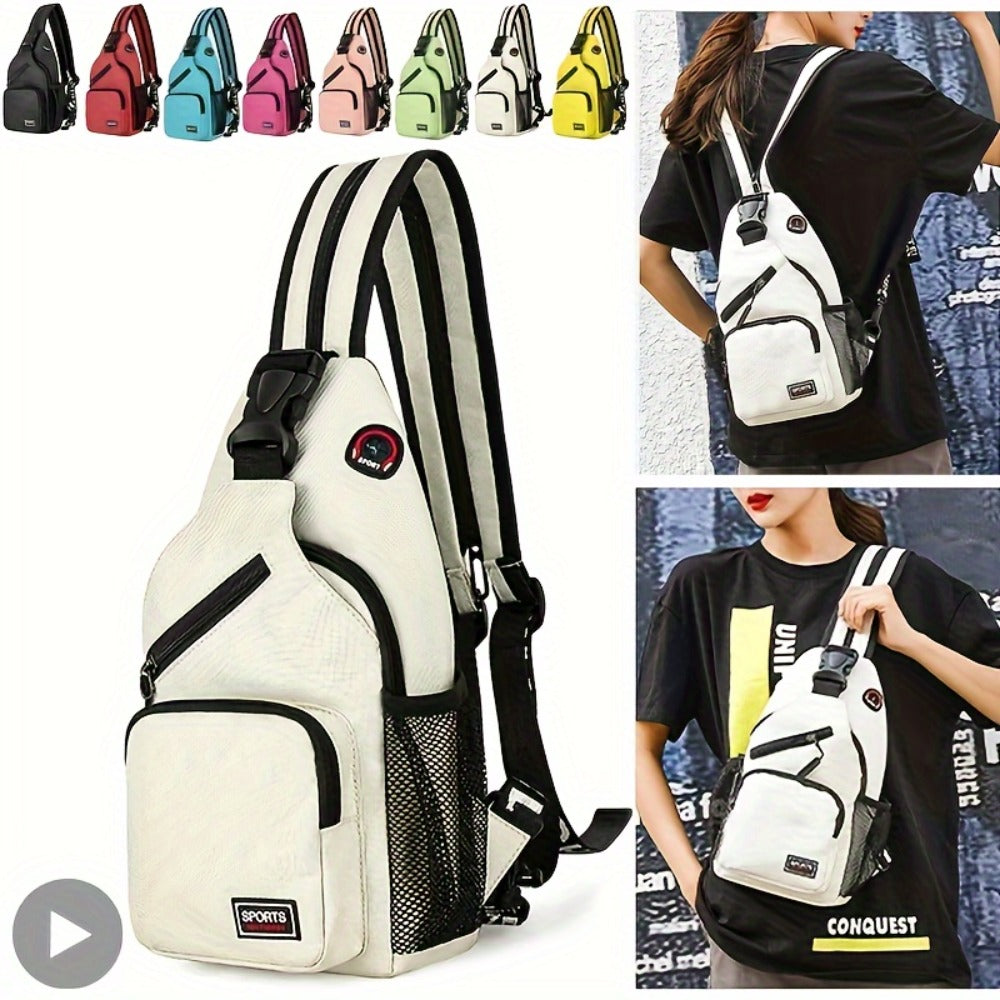 Sling Bag – 8 Colors, Canvas, for Travel & Everyday Use – front view