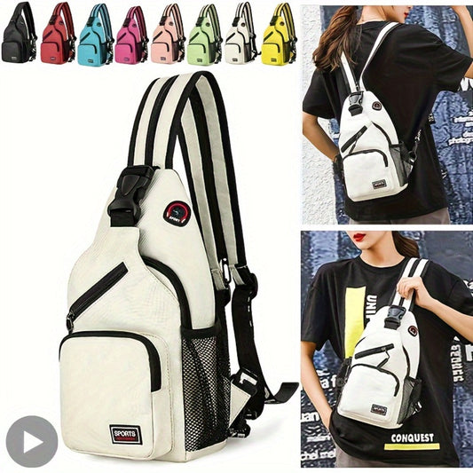 Sling Bag – 8 Colors, Canvas, for Travel & Everyday Use – front view