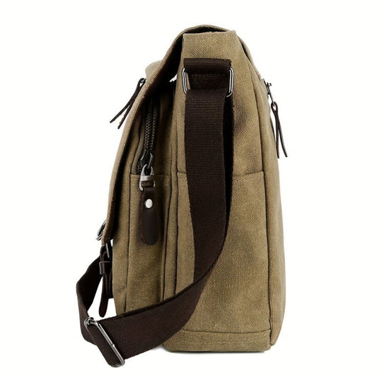 Sling Bag – Canvas, Large Capacity, Adjustable Strap, for Travel & School – detail view 6