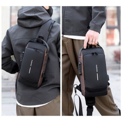 Sling Bag – Combination Lock, Large Capacity, Anti-Theft, for Travel & Work – detail view 10