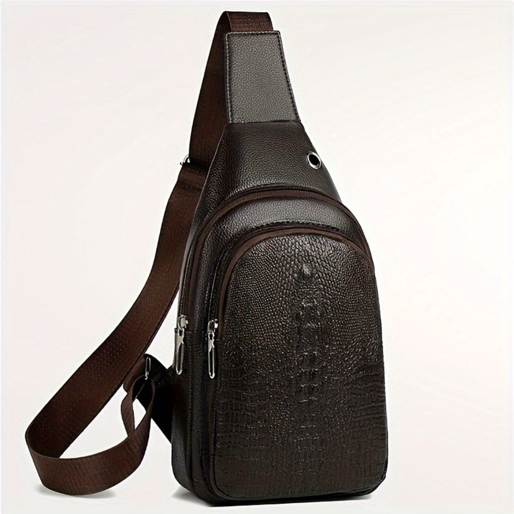 Sling Bag – for Everyday Use, Casual Sling Stylish Durable Chest – front view
