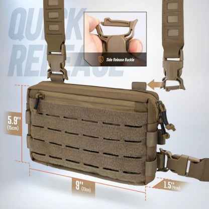 Sling Bag – for Everyday Use, Tactical Chest Outdoor Vest Multi – detail view 12