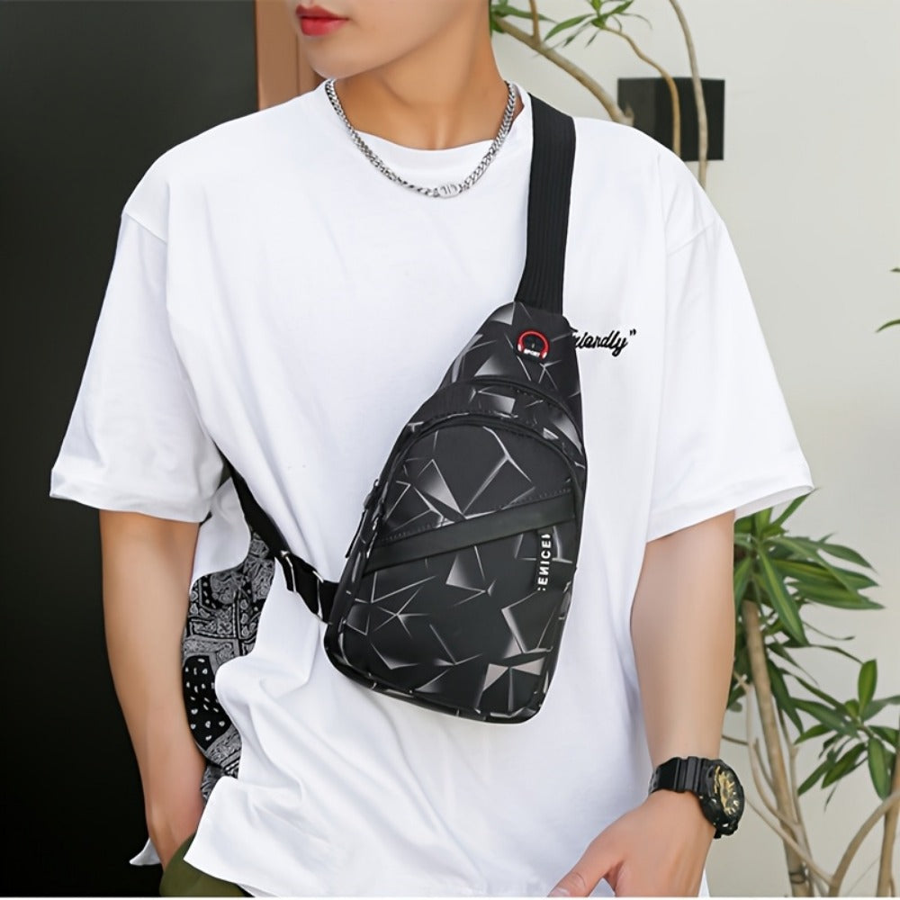 Sling Bag – for Everyday Use, Unisex Chest Trendy Casual Sports – detail view 11