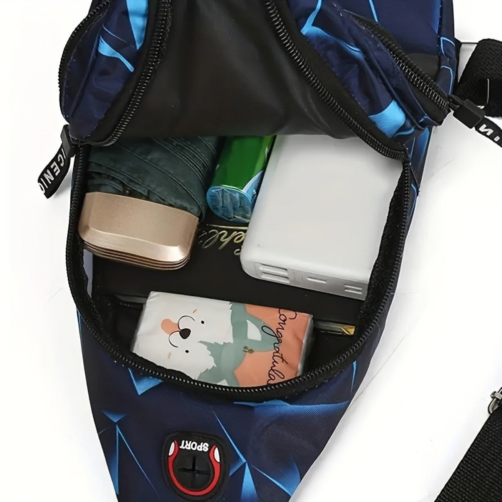 Sling Bag – for Everyday Use, Unisex Chest Trendy Casual Sports – detail view 4