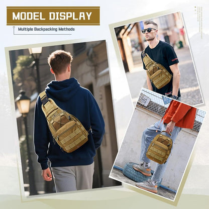 Sling Bag – for Work & Everyday Use, Tactical Chest Molle Edc Sling – detail view 16