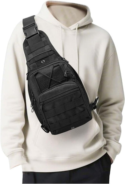 Sling Bag – for Work & Everyday Use, Tactical Chest Molle Edc Sling – detail view 19