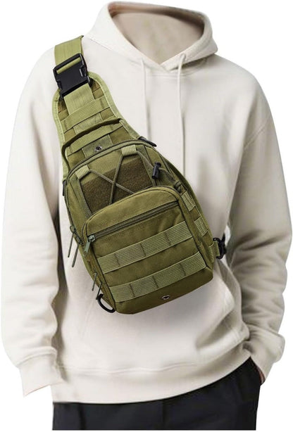 Sling Bag – for Work & Everyday Use, Tactical Chest Molle Edc Sling – detail view 20