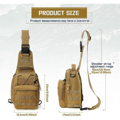 Sling Bag – for Work & Everyday Use, Tactical Chest Molle Edc Sling – detail view 6