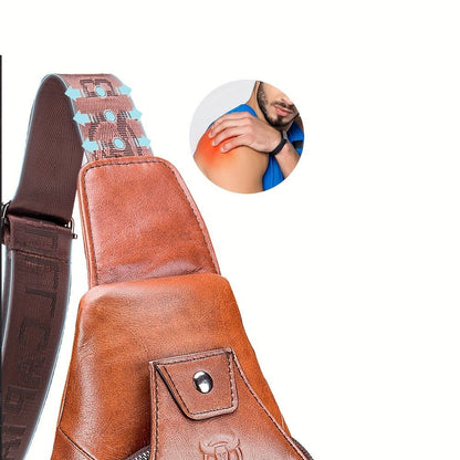 Sling Bag – Genuine Leather, for Travel & Everyday Use – detail view 14