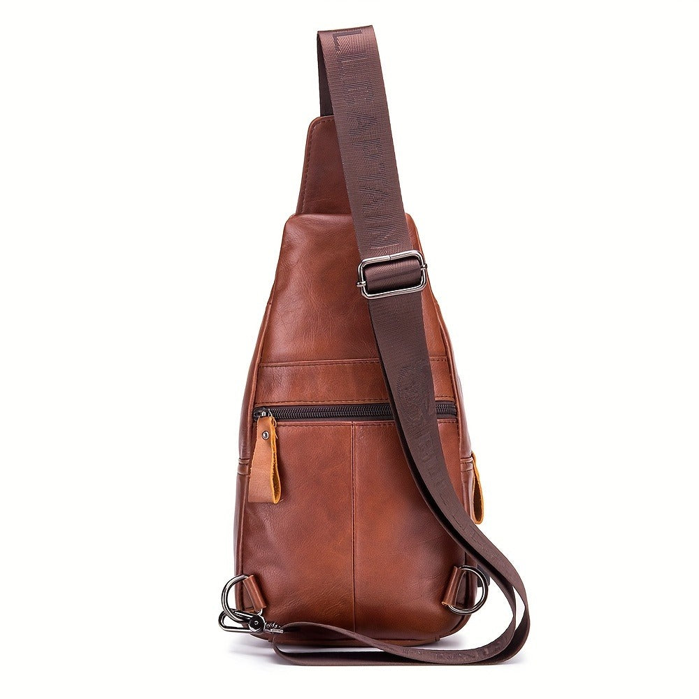 Sling Bag – Genuine Leather, for Travel & Everyday Use – detail view 15