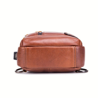 Sling Bag – Genuine Leather, for Travel & Everyday Use – detail view 8