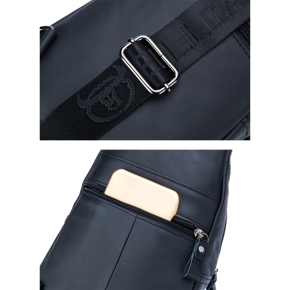 Sling Bag – Genuine Leather, for Travel & Everyday Use – detail view 10