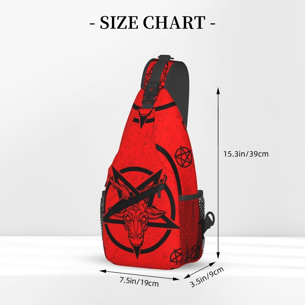 Sling Bag – Large Capacity, Waterproof, for Travel & School – detail view 3
