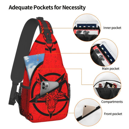Sling Bag – Large Capacity, Waterproof, for Travel & School – detail view 6