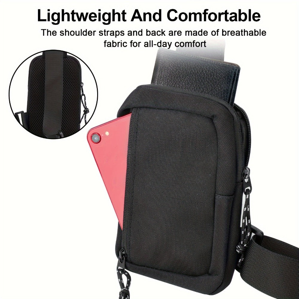 Sling Bag – Lightweight, Adjustable Strap, for Travel & Everyday Use – detail view 4