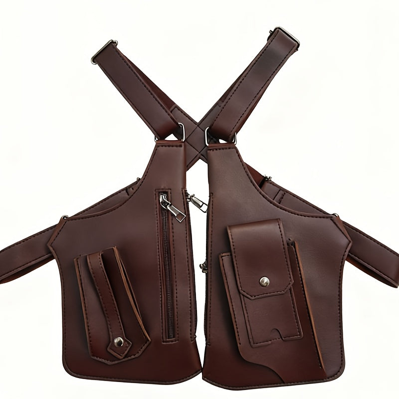 Sling Bag – Lightweight, Retro Underarm Multi Functional Vest – alternate view
