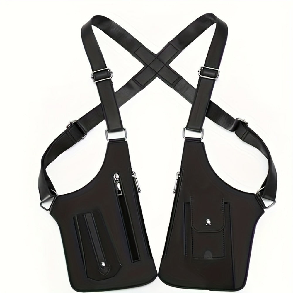 Sling Bag – Lightweight, Retro Underarm Multi Functional Vest – detail view 11