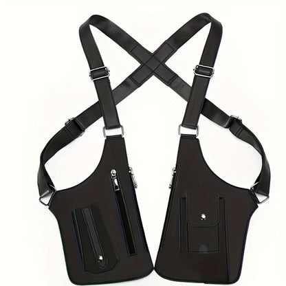 Sling Bag – Lightweight, Retro Underarm Multi Functional Vest – detail view 11