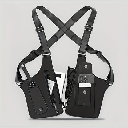 Sling Bag – Lightweight, Retro Underarm Multi Functional Vest – detail view 13