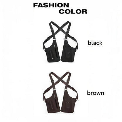 Sling Bag – Lightweight, Retro Underarm Multi Functional Vest – detail view 15