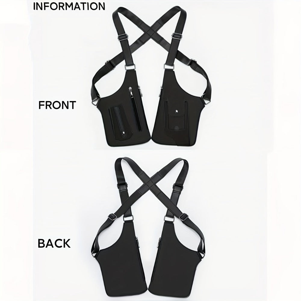 Sling Bag – Lightweight, Retro Underarm Multi Functional Vest – detail view 16
