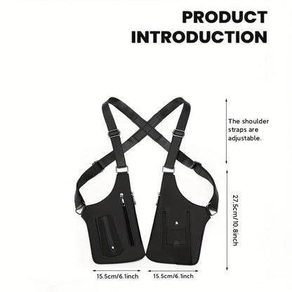 Sling Bag – Lightweight, Retro Underarm Multi Functional Vest – detail view 17