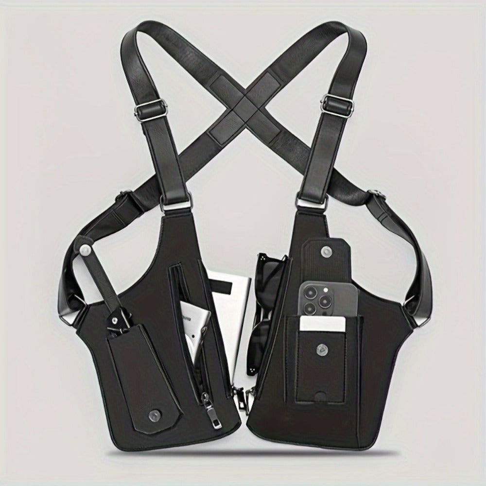 Sling Bag – Lightweight, Retro Underarm Multi Functional Vest – detail view 3