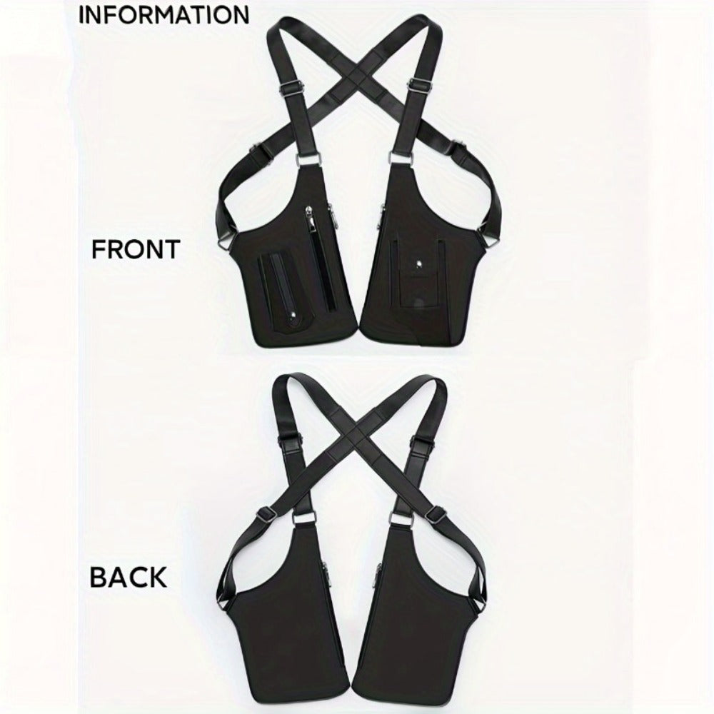 Sling Bag – Lightweight, Retro Underarm Multi Functional Vest – detail view 7