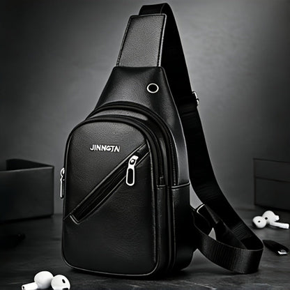 Sling Bag – Multi-Pocket, Adjustable Strap, for Travel & Work – detail view 8