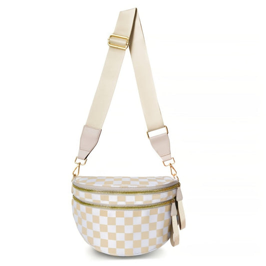Sling Bag – 8 Colors, Multi Pocket, Adjustable Strap – front view