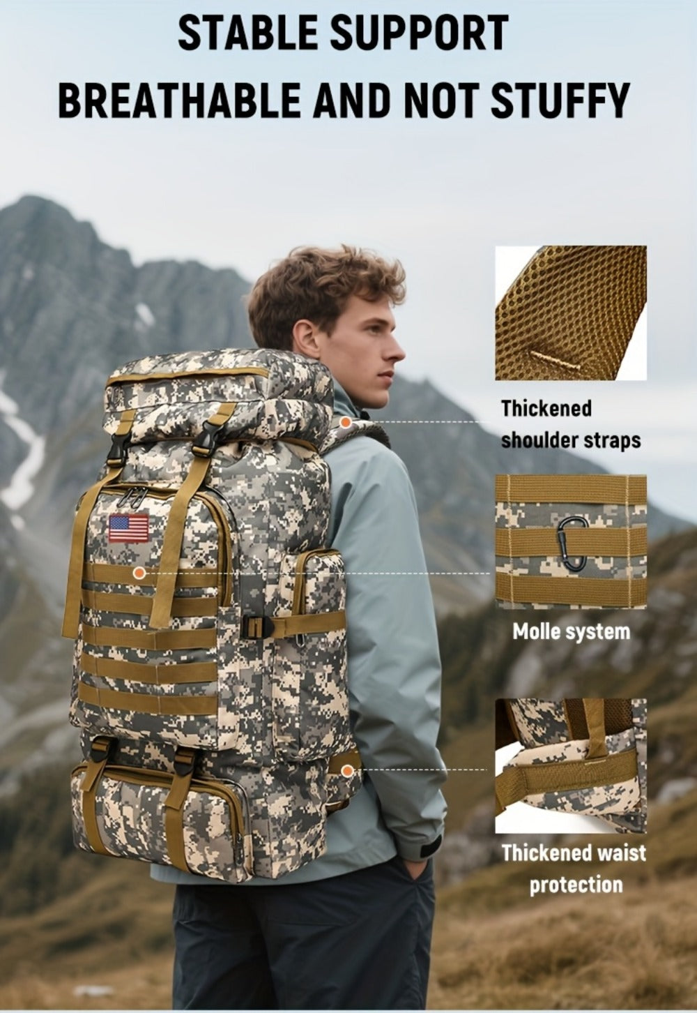 Sling Bag – Multi-Pocket, for Travel – detail view 20