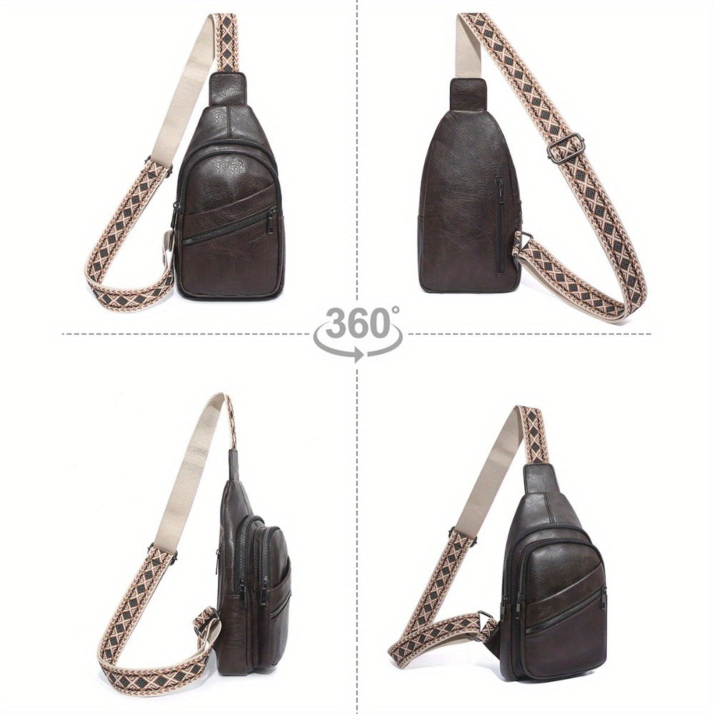 Sling Bag – Multi-Pocket, Anti-Theft, Lightweight, for Travel – detail view 3