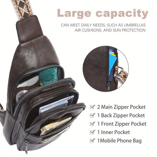 Sling Bag – Multi-Pocket, Anti-Theft, Lightweight, for Travel – alternate view