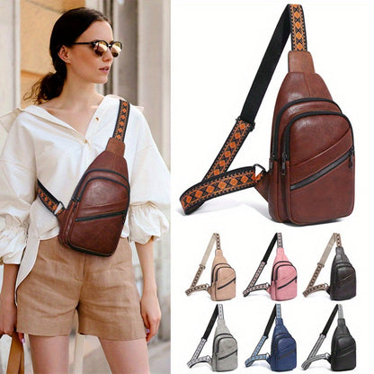 Sling Bag – Multi-Pocket, Anti-Theft, Lightweight, for Travel – front view