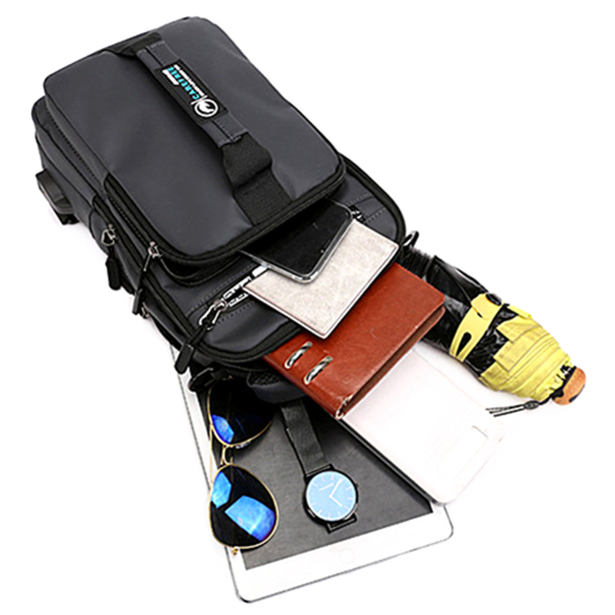 Sling Bag – Multi Pocket, Lightweight, for Travel & Everyday Use – detail view 4