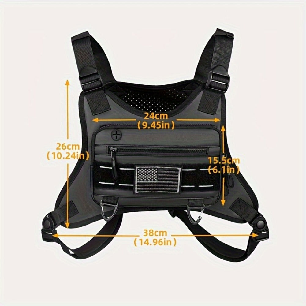 Sling Bag – Nylon, Multi-Pocket – detail view 7