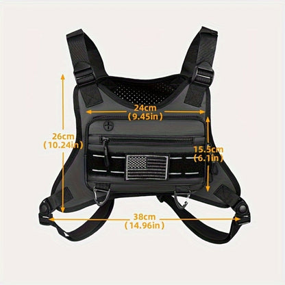 Sling Bag – Nylon, Multi-Pocket – detail view 7