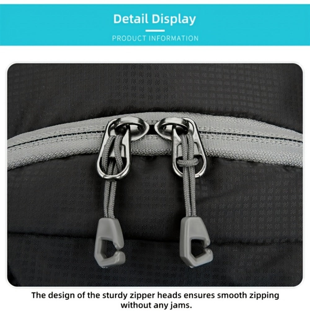 Sling Bag – Nylon, Large Capacity, Adjustable Strap, Multi Pocket – detail view 32