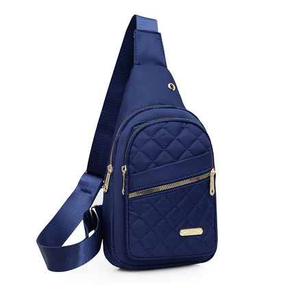 Sling Bag – Nylon, Lightweight, Multi-Pocket, Adjustable Strap – detail view 19