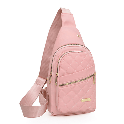 Sling Bag – Nylon, Lightweight, Multi-Pocket, Adjustable Strap – detail view 17