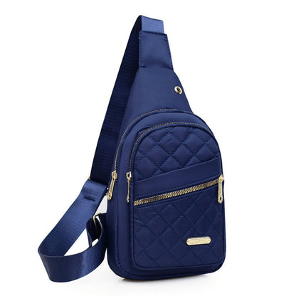 Sling Bag – Nylon, Lightweight, Multi-Pocket, Adjustable Strap – detail view 4