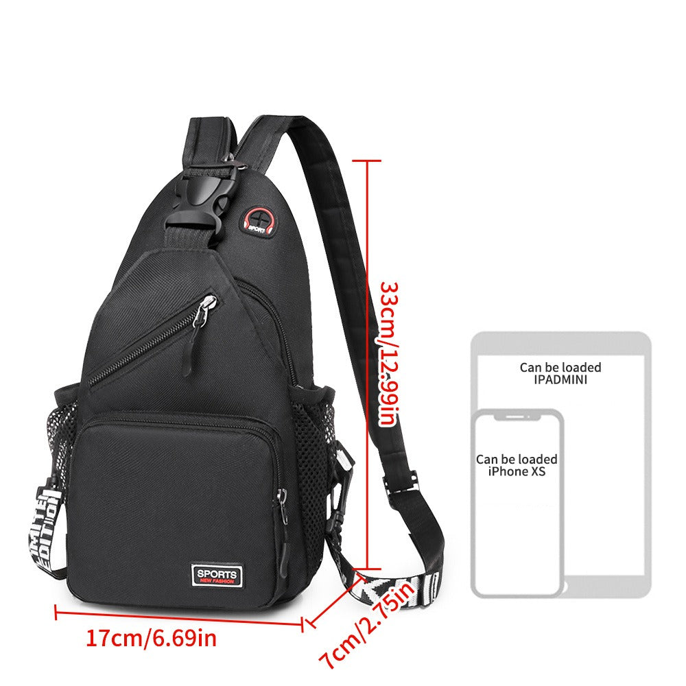 Sling Bag – Nylon, Lightweight, Compact, for Travel – detail view 12