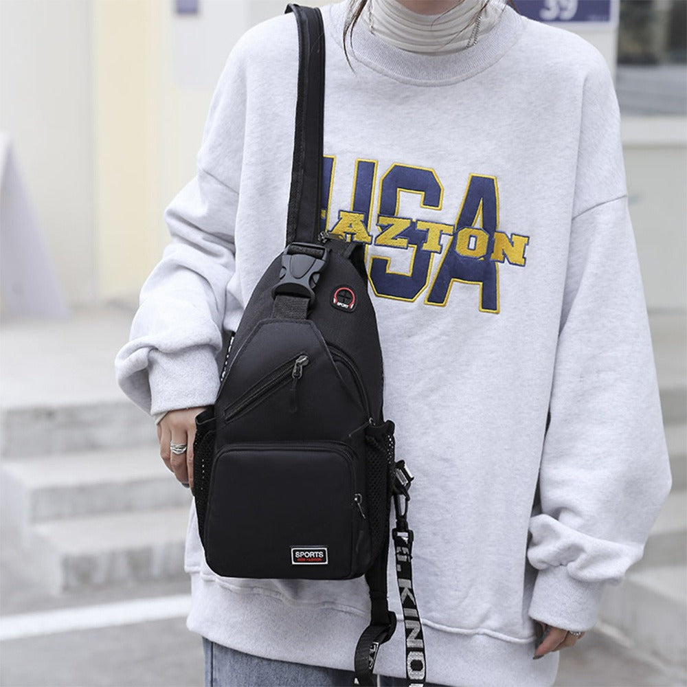 Sling Bag – Nylon, Lightweight, Compact, for Travel – front view
