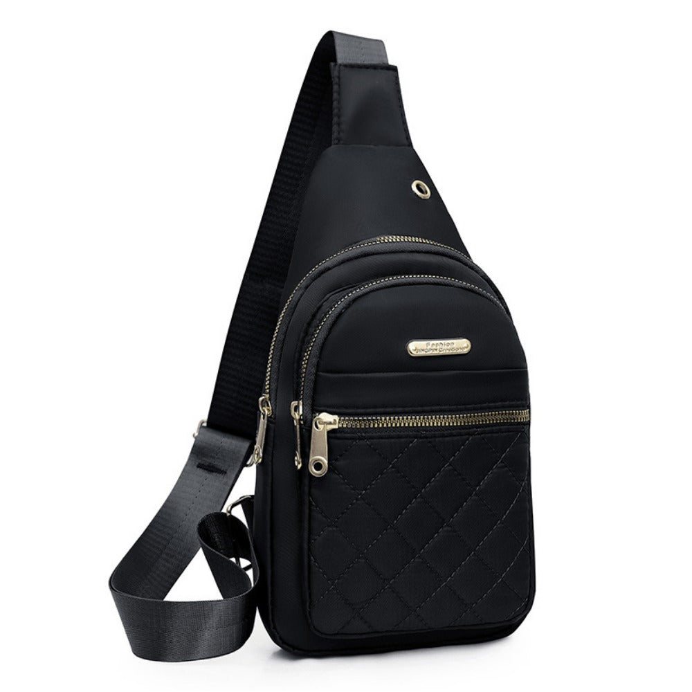 Sling Bag – Nylon, Multi-Pocket, Adjustable Strap, for Travel – detail view 15