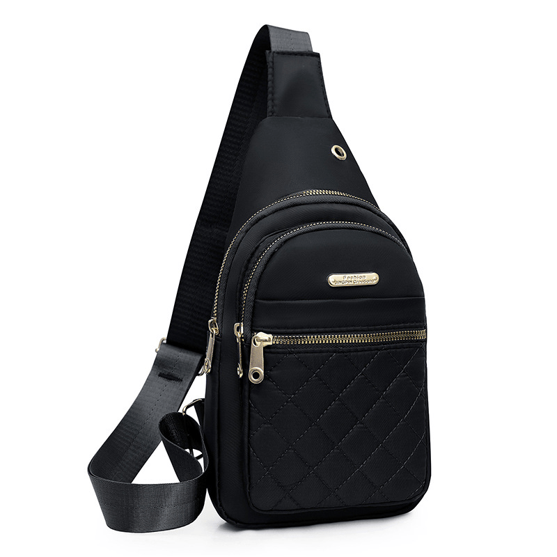 Sling Bag – Nylon, Multi-Pocket, Adjustable Strap, for Travel – detail view 4