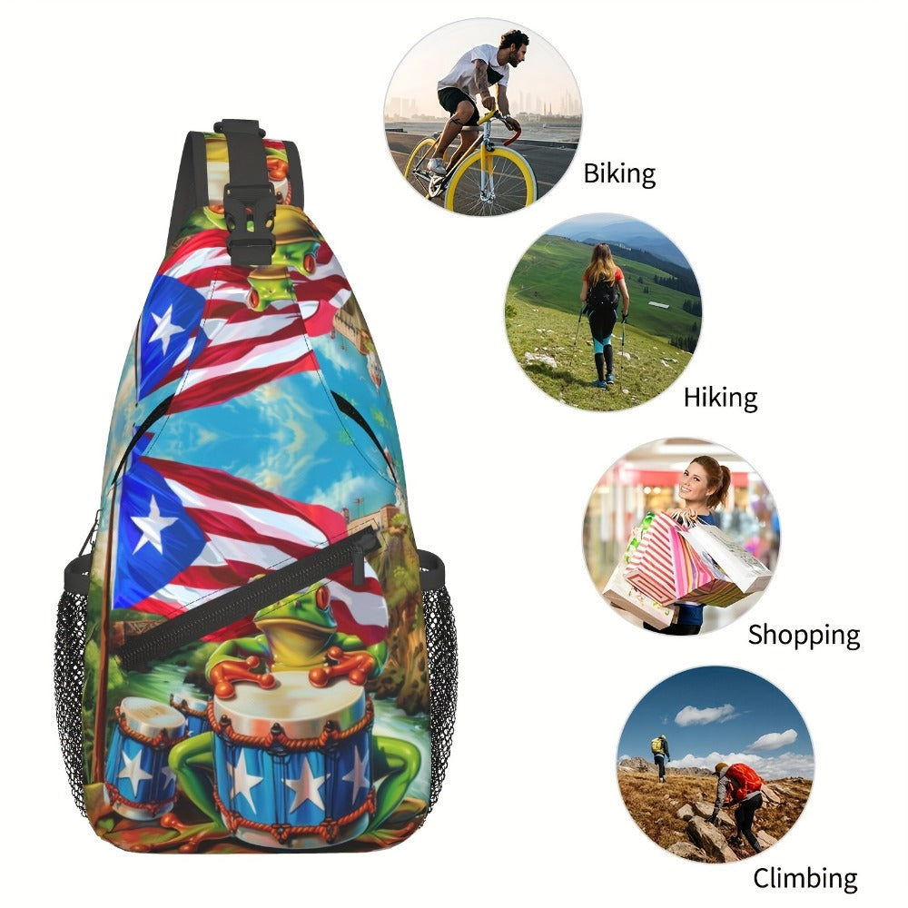 Sling Bag – Polyester, Foldable, Large Capacity, for Travel – detail view 3