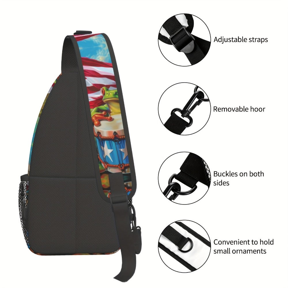 Sling Bag – Polyester, Foldable, Large Capacity, for Travel – detail view 5